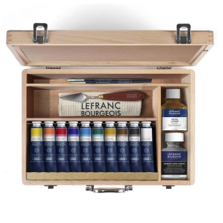 Peinture à l'huile Fine Coffret Deluxe - Lefranc Bourgeois - Rougier et Plé