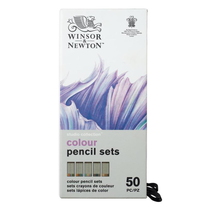Crayons de couleur Studio Collection 50 pcs - Winsor & Newton - Rougier et Plé