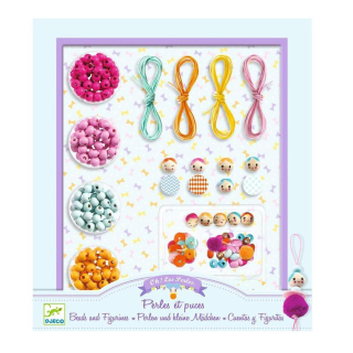 Bijoux DIY Coffret Perles et puces - Djeco - Rougier et Plé