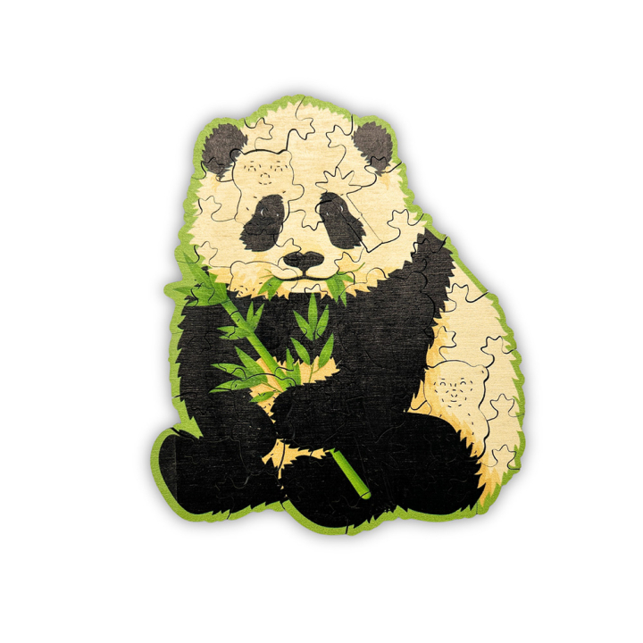Puzzle en bois 35 pcs Le Petit Panda - CreatifWood - Rougier et Plé
