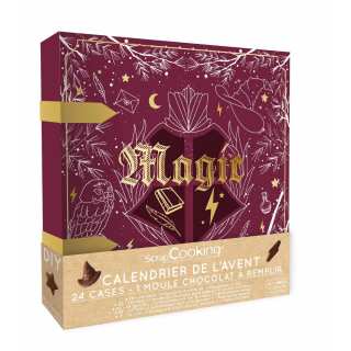 Moule à chocolat pour Calendrier de l'Avent Sorcier - ScrapCooking - Rougier et Plé