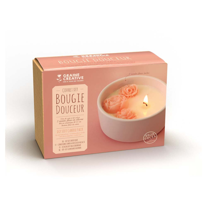 Kit créatif Bougie douceur - Graine Créative - Rougier et Plé