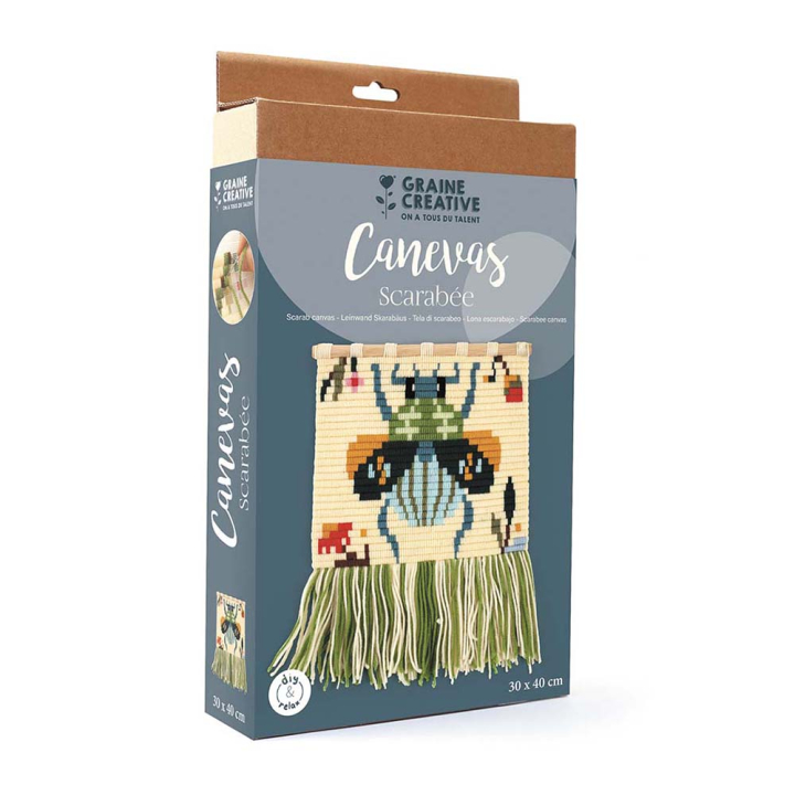 Kit de canevas Scarabée - Graine Créative - Rougier et Plé
