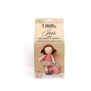 Kit de crochet Poupée Iris - Graine Créative - Rougier et Plé