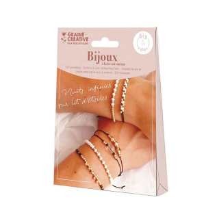 Kit de bijoux Or et Noir - Graine Créative - Rougier et Plé
