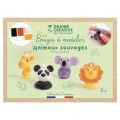 Kit Bougie à modeler Animaux sauvages - Graine Créative - Rougier et Plé