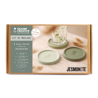 Kit de Moulage Sous-verres en Jesmonite - Graine Créative - Rougier et Plé