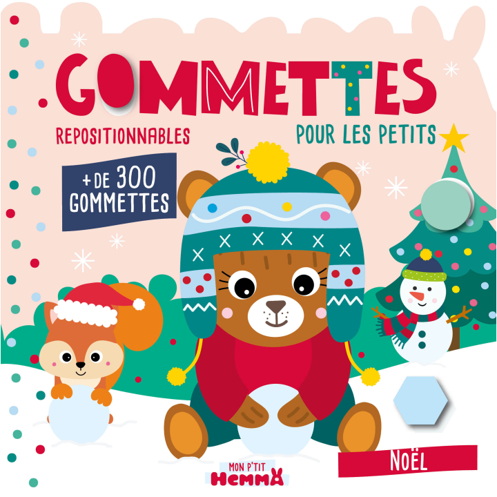 Livre de Gommettes pour les petits Noël - Hemma - Rougier et Plé