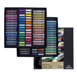 Boîte de 60 demi-pastels et 60 pastels secs Rembrandt - Rembrandt - Rougier et Plé