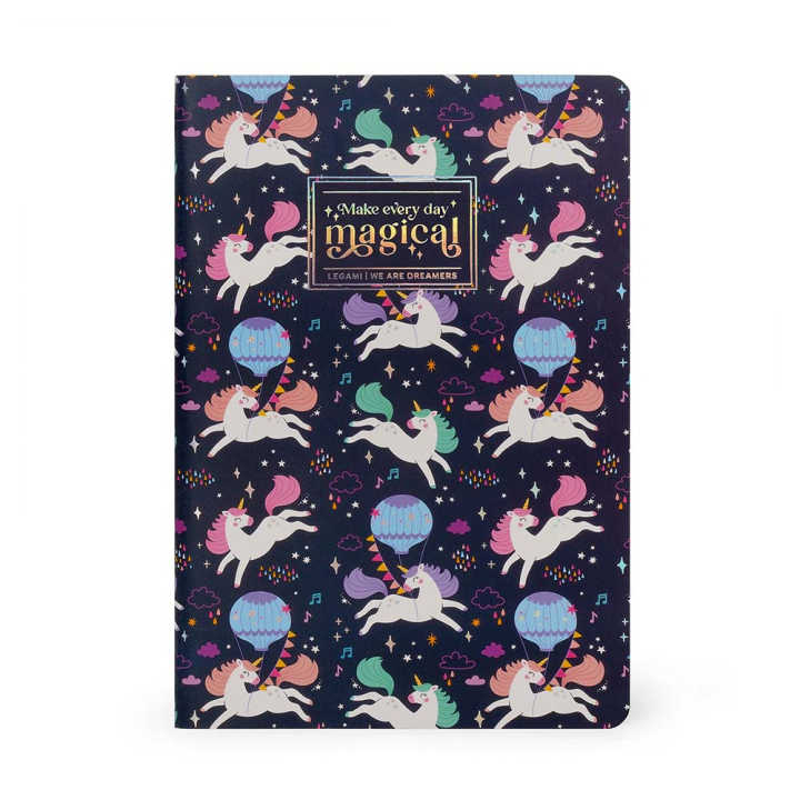 Cahier 14,2 x 21 cm Uni Licorne - Legami - Rougier et Plé