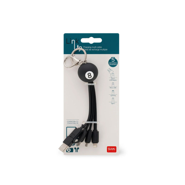 Câble De Recharge Multiple 8-Ball - Legami - Rougier et Plé