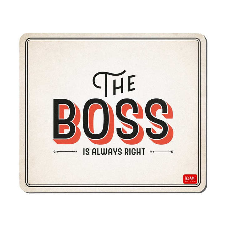 Tapis De Souris 21 x 18 cm The Boss - Legami - Rougier et Plé
