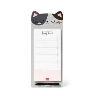 Bloc-Notes Magnétique 60 feuilles Chat - Legami - Rougier et Plé
