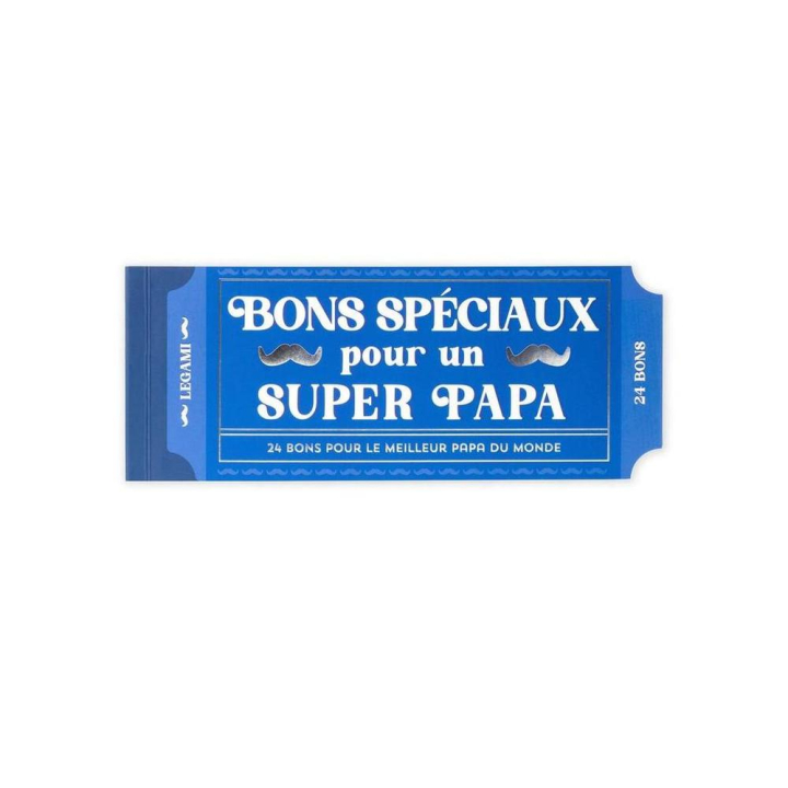Carnet de 24 Bons Super Papa - Legami - Rougier et Plé
