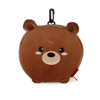 Coussin de Voyage avec Masque de Sommeil Teddy Bear - Legami - Rougier et Plé