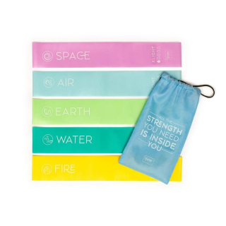Élastiques Fitness 5 pcs Les 5 éléments - Legami - Rougier et Plé