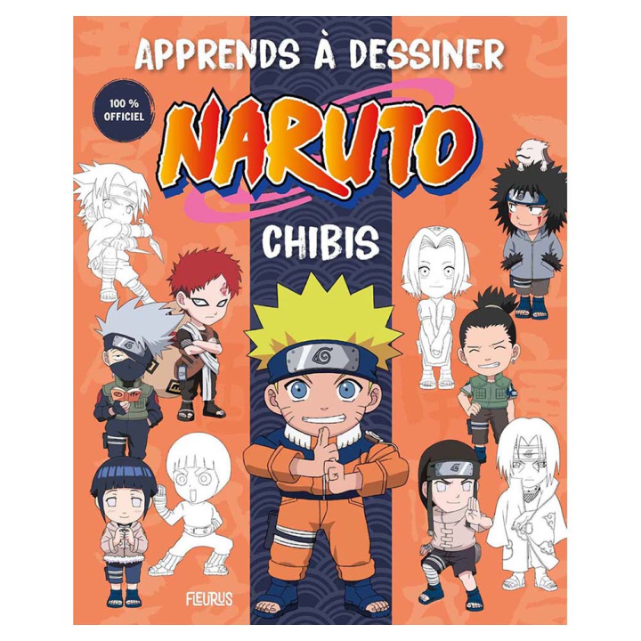 Livre Apprends à dessiner Naruto chibis - Fleurus - Rougier et Plé