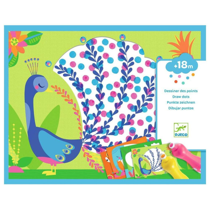 Coffret créatif Dessiner des points : Des points c'est tout - Djeco - Rougier et Plé