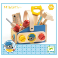 Boîte à outils en bois Minibrico - Djeco - Rougier et Plé
