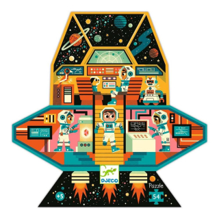 Puzzle Station spatiale 54 pièces - Djeco - Rougier et Plé