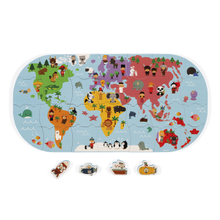Jeu de bain Carte des explorateurs - Janod - Rougier et Plé