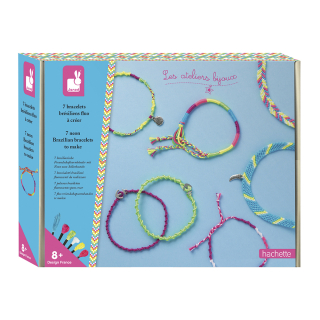 Les ateliers bijoux Bracelets brésiliens fluo à créer - Janod - Rougier et Plé