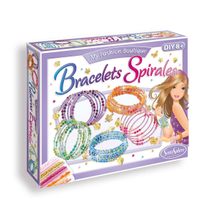 Coffret My fashion boutique Bracelets spirales - Sentosphère - Rougier et Plé