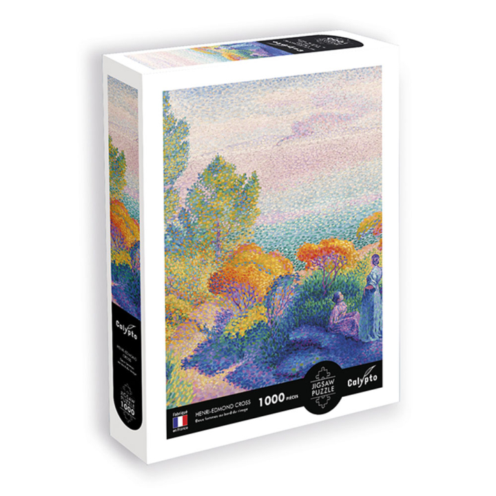 Puzzle 1000 pièces Deux femmes au bord du rivage de Henri-Edmond Cross - Sentosphère - Rougier et Plé