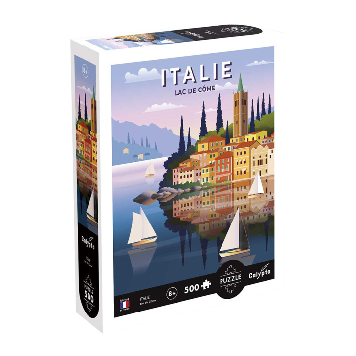Puzzle 500 pièces Italie lac de Côme - Sentosphère - Rougier et Plé