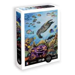 Puzzle XL 500 pièces Fonds marins - Sentosphère - Rougier et Plé