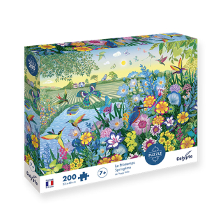 Puzzle 200 pièces Le printemps - Sentosphère - Rougier et Plé