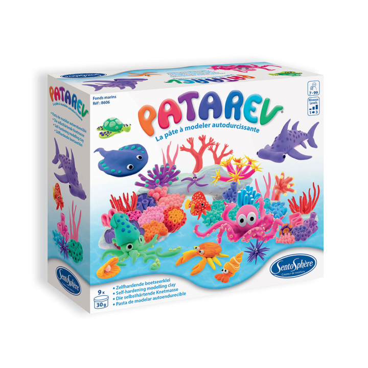 Pâte à modeler Coffret fonds marins - Patarev - Rougier et Plé