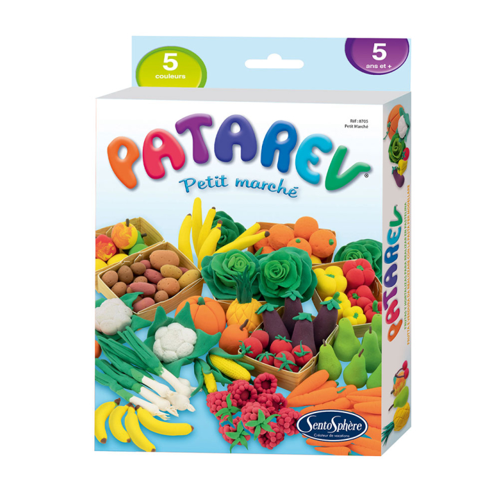 Pâte à modeler thème petit marché - Patarev - Rougier et Plé