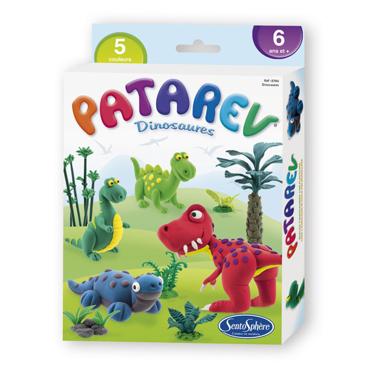 Pâte à modeler thème dinosaures - Patarev - Rougier et Plé