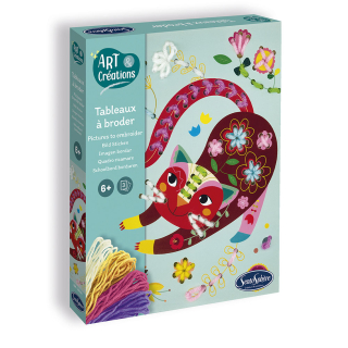 Coffret Art & Créations Tableaux à broder - Sentosphère - Rougier et Plé