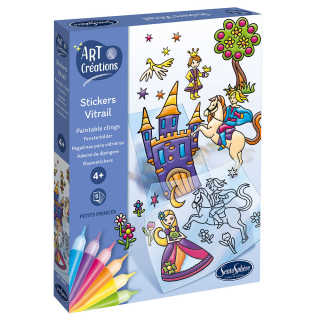 Coffret Art & Créations Stickers vitrail Petits princes - Sentosphère - Rougier et Plé