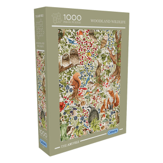 Puzzle 1000 Pièces Woodland wildlife - Gibsons - Rougier et Plé