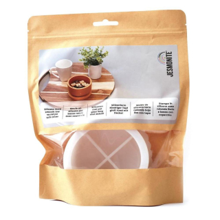 Moule en Silicone Ø 10,8 cm Pot bas avec Couvercle - Jesmonite - Rougier et Plé