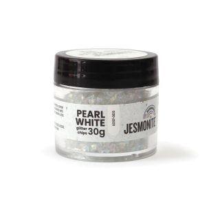 Paillettes de verre 30 g Blanc Irisé - Jesmonite - Rougier et Plé