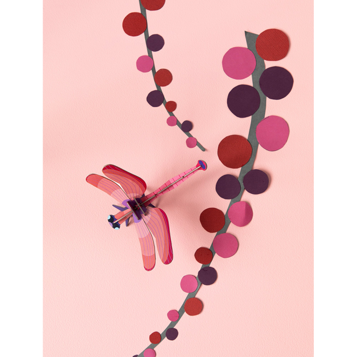 Décoration murale 3D Ruby Dragonfly - Studio ROOF - Rougier et Plé