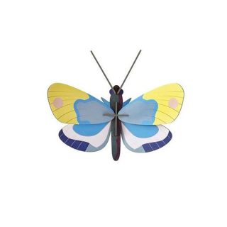 Décoration murale 3D Yellow Monarch Butterfly - Studio ROOF - Rougier et Plé
