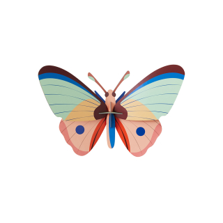 Décoration murale 3D Cattleheart Butterfly - Studio ROOF - Rougier et Plé