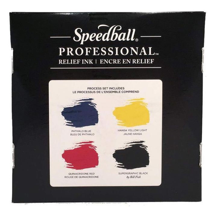 Encre Relief Pro 236 ml Set de 4 - Speedball - Rougier et Plé