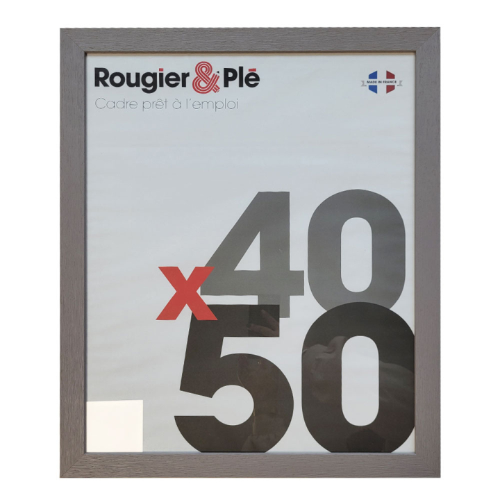 Cadre Gaëlle 30 Gris 40 x 50 cm - Rougier et Plé