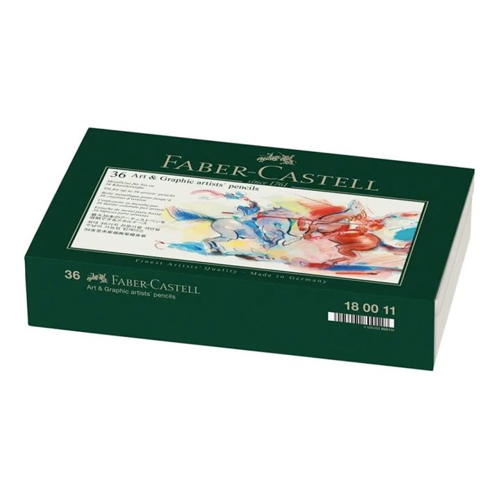 Boîte en métal vide pour 36 crayons - Faber-Castell - Rougier et Plé