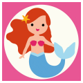 Kit de canevas Ariel la jolie sirène - Com 1 Idée - Rougier et Plé