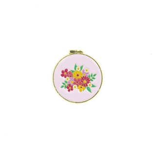Porte-aiguille aimanté ø 28 mm Fleurs - Bohin - Rougier et Plé