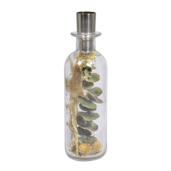 Bougeoir Bouteille à fleurs séchées pour bougie ø 2 cm - Rayher - Rougier et Plé