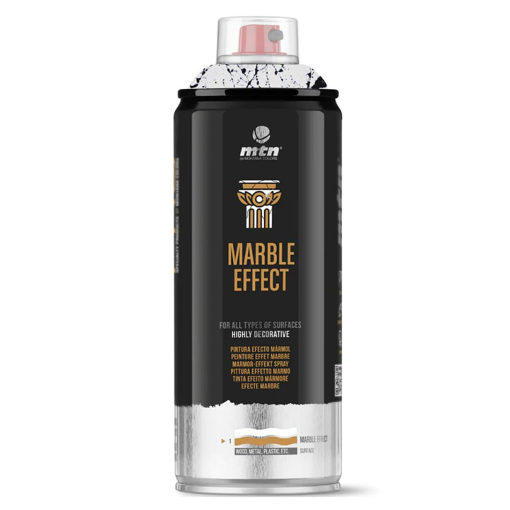 Peinture en spray MTN Pro 400 ml Effet Marbre - Montana - Rougier et Plé