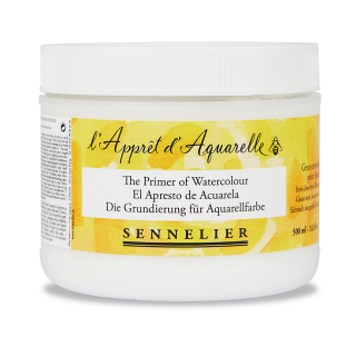 Apprêt pour aquarelle Gesso semi-absorbant 500 ml - Sennelier - Rougier et Plé